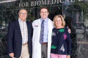 Curt and Linda Rodin with Russell Szmulewitz, MD