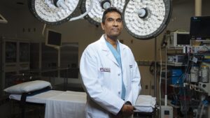 Valluvan Jeevanandam, chief of Cardiac Surgery at the University of Chicago Medicine