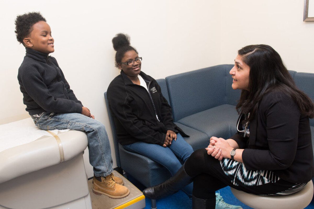 Radhika Peddinti, MD, treats patients with sickle cell disease at the University of CHicago Medicine Comer Children's Hospital