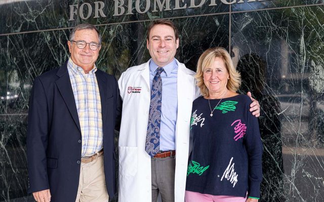 Curt and Linda Rodin with Russell Szmulewitz, MD