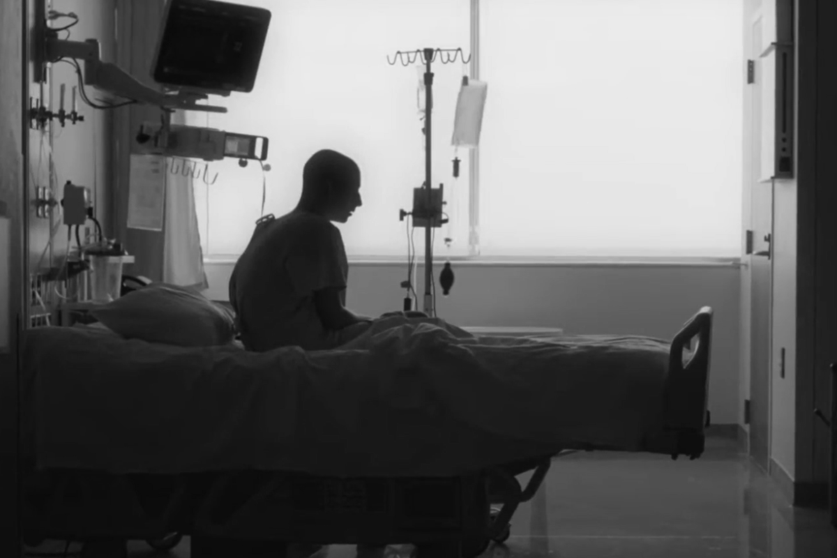 A cancer patient at UChicago Medicine