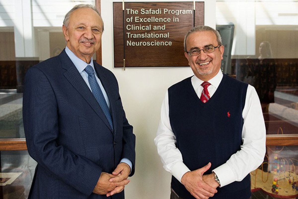 Mohammad Safadi (left) with Issam Awad, MD