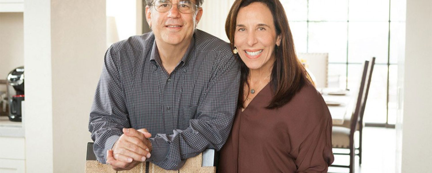 Elliott Sigal, MD'81, PhD, and Rugh Leff Sigal, AM'79, at their California home. The couple endowed UCHicago's first fellowship in cancer immunotheraphy. (Ian Martin/Ian Martin Photography