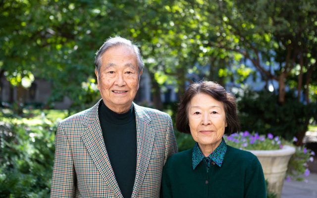 Kunio Doi, PhD, and his wife, Akiko Doi