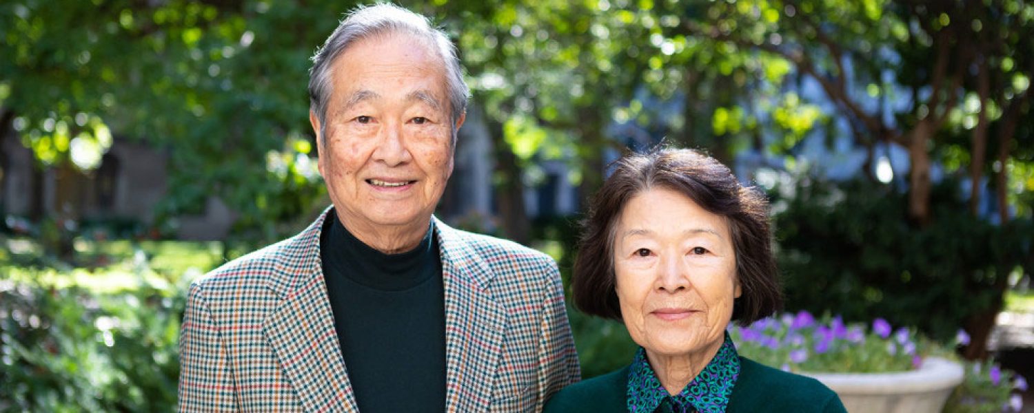 Kunio Doi, PhD, and his wife, Akiko Doi
