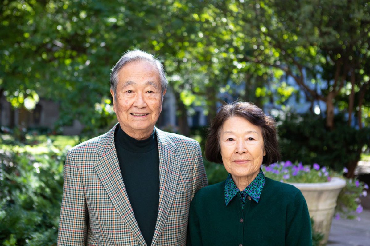 Kunio Doi, PhD, and his wife, Akiko Doi